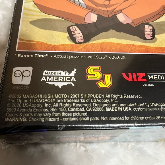 Naruto Shippuden Ramen Time 1000 Pc Puzzle by The OP Puzzle, 19"x27", NEW - Picture 6 of 6